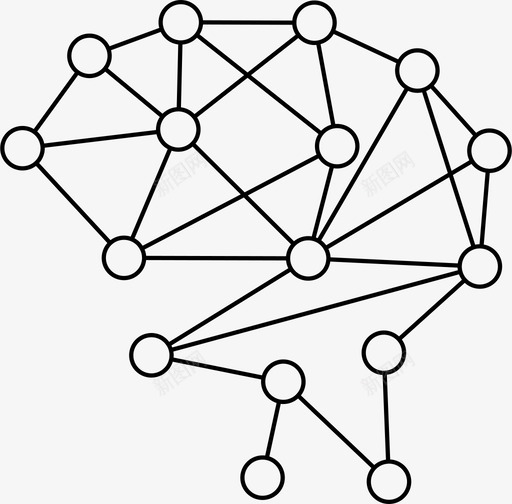 电路人工智能图标svg_新图网 https://ixintu.com 人工智能 电路