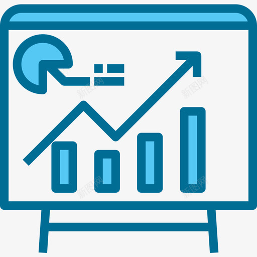 分析商业248蓝色图标svg_新图网 https://ixintu.com 分析 商业 蓝色