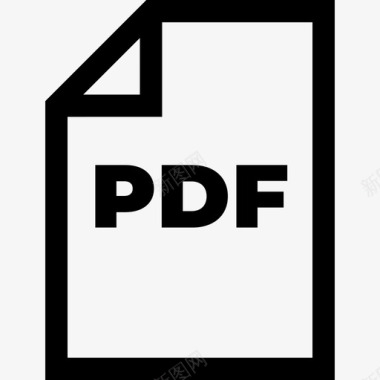 Pdf平面师11线性图标图标