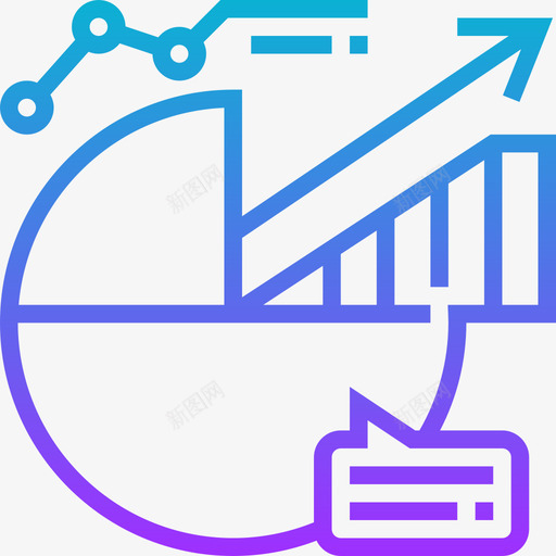 信息数据分析3梯度图标svg_新图网 https://ixintu.com 信息 数据分析 梯度