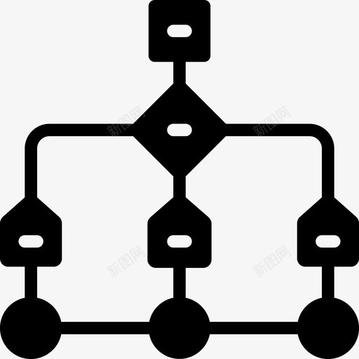 算法人工智能流程图图标svg_新图网 https://ixintu.com ml 人工智能 机器学习 机器学习字形 流程图 算法