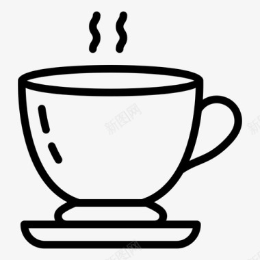 热茶茶杯热饮料图标图标