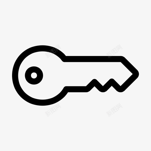 图姆钥匙门锁图标svg_新图网 https://ixintu.com 图姆 安全 解锁 钥匙