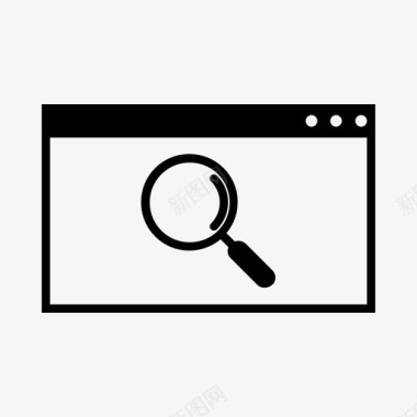 搜索数字营销搜索引擎优化图标图标