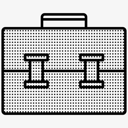 公文包手提箱点缀着的手提箱图标svg_新图网 https://ixintu.com 公文包 手提箱 点缀