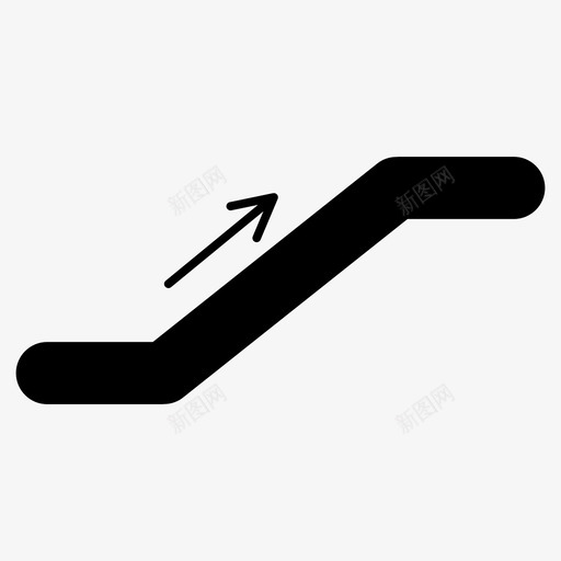 自动扶梯楼梯楼上图标svg_新图网 https://ixintu.com 楼上 楼梯 自动扶梯 航空标志