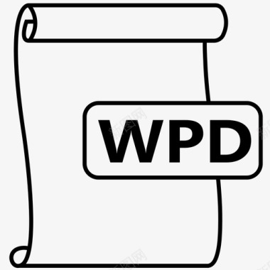 WPDdocumentfileformat图标图标