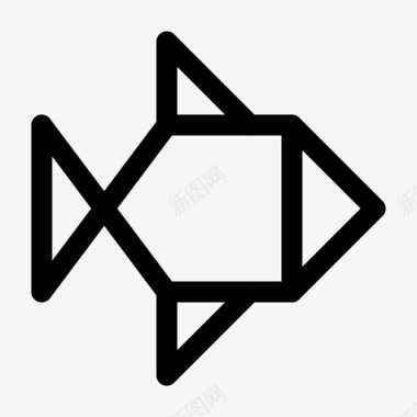 鱼水生双鱼座图标图标