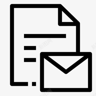 信件电子邮件信息图标图标