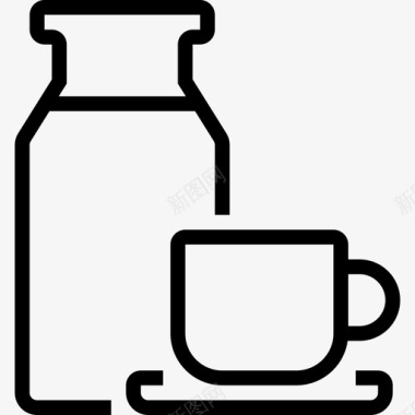 咖啡杯咖啡店业务3概述图标图标