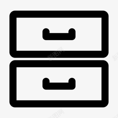文件柜文件文件柜容器图标图标