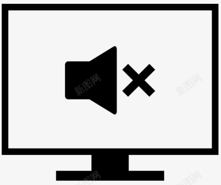 屏幕静音静音查看图标图标