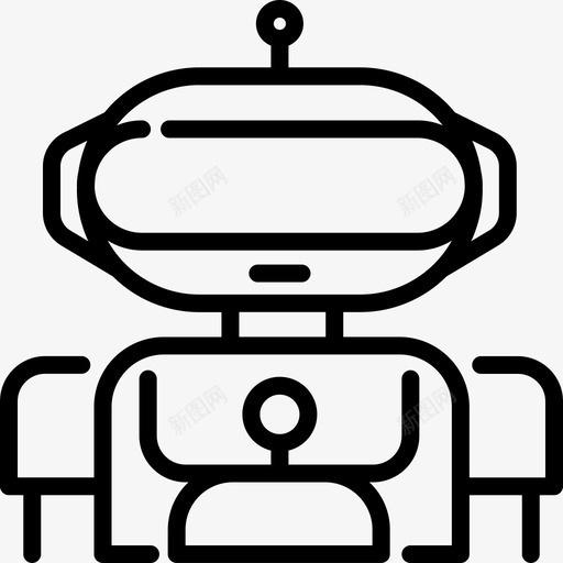 android半机器人未来派图标svg_新图网 https://ixintu.com android 半机器人 技术 未来派 机器人 机器人和人工智能
