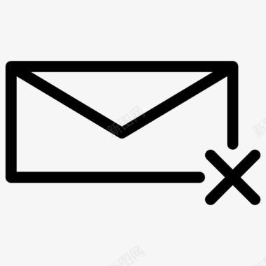 删除邮件删除工具和设置标志符号图标图标
