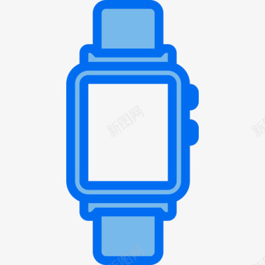 手表设备12蓝色图标图标