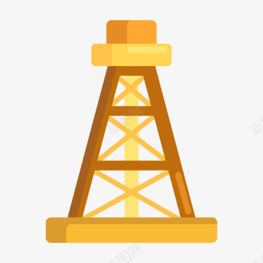 石油天然气平板钻机图标图标