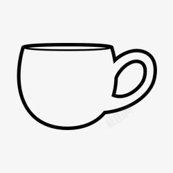 伏特加酒杯酒具冲孔杯鸡尾酒杯酒具图标高清图片