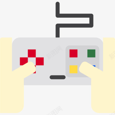 Gameboy游戏控制器5扁平图标图标