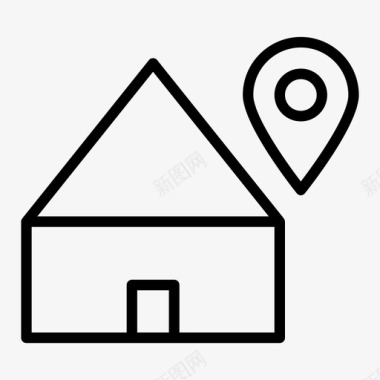 地址家房子图标图标