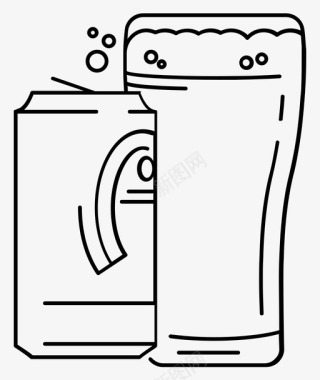 饮料啤酒罐头图标图标
