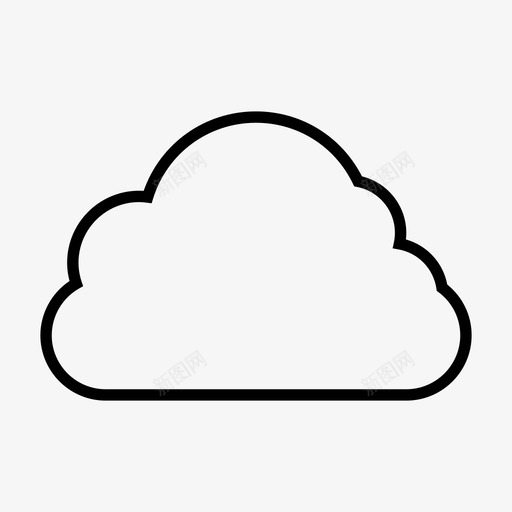 云气泡服务器图标svg_新图网 https://ixintu.com 云 云线 天气 天空 服务器 气泡