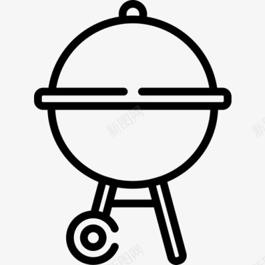 GrillBBQ18线性图标图标