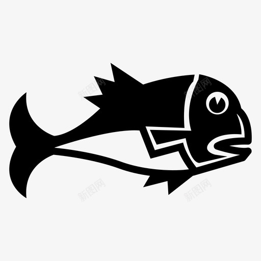 鱼钓鱼食物图标svg_新图网 https://ixintu.com 法国 蝎子 钓鱼 食物