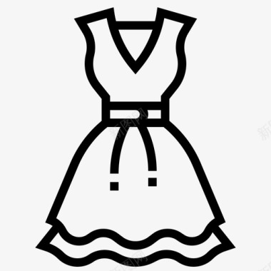 礼服衣服连衣裙图标图标