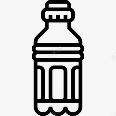 水饮料16线性图标图标