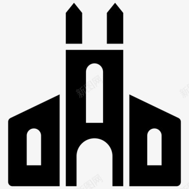 博物馆伊斯兰建筑清真寺图标图标