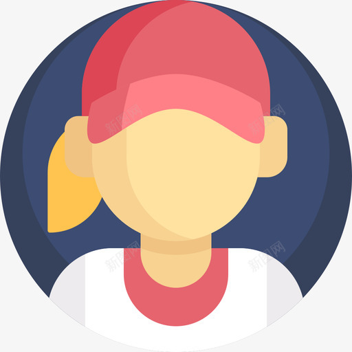 棒球运动员体育头像3平局图标svg_新图网 https://ixintu.com 体育 头像 平局 棒球 棒球运动 运动员