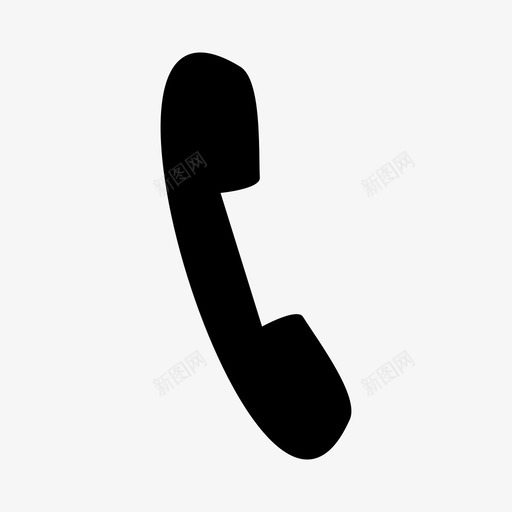 电话音频通话图标svg_新图网 https://ixintu.com 听 电话 说 通话 音频