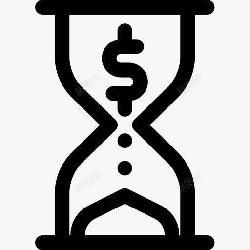 时间就是金钱商业310直线图标svg_新图网 https://ixintu.com 商业 就是 时间 直线 金钱
