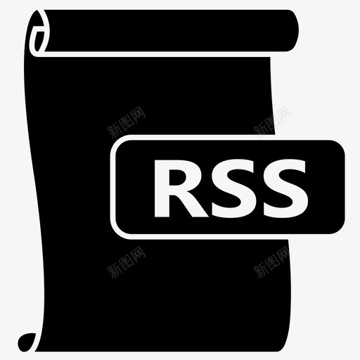 rss文件文件格式图标svg_新图网 https://ixintu.com rss rss文件 文件 文件格式 文件类型