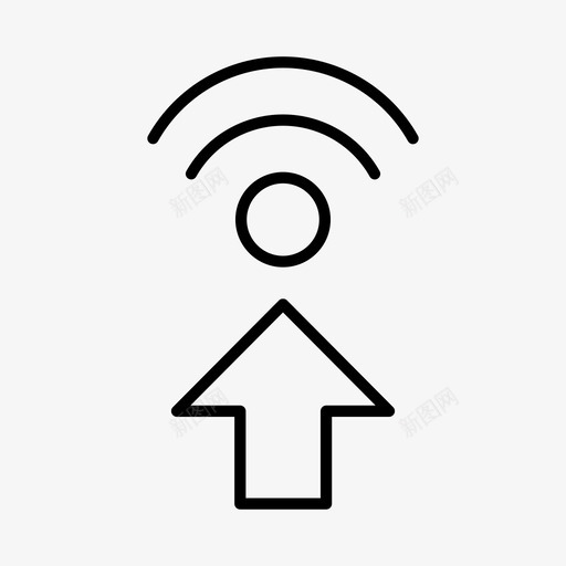 wifi连接数字互联网图标svg_新图网 https://ixintu.com wifi 互联网 技术 数字 服务器 网络 连接