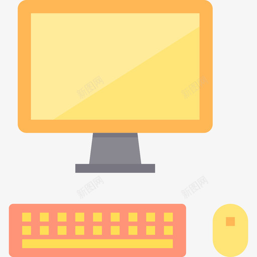 计算机计算机硬件10扁平图标svg_新图网 https://ixintu.com 扁平 硬件 计算机