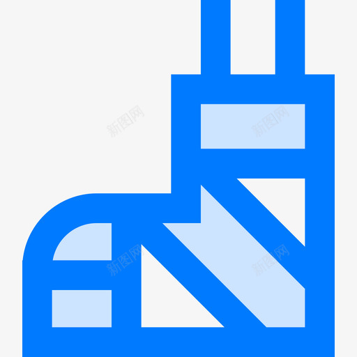 受伤足球26蓝色图标svg_新图网 https://ixintu.com 受伤 蓝色 足球26