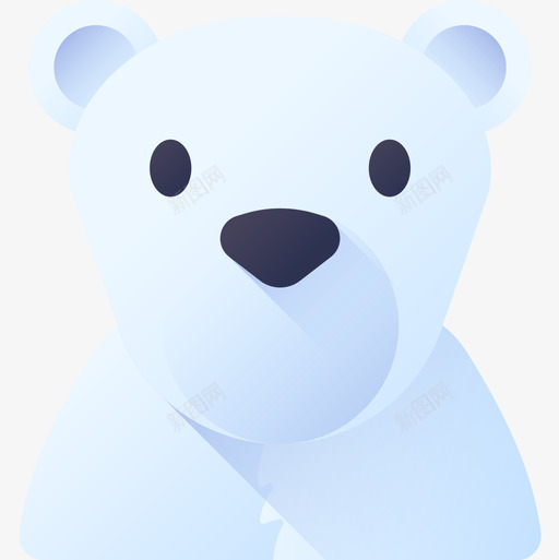 北极熊冬季68彩色图标svg_新图网 https://ixintu.com 冬季 北极熊 彩色