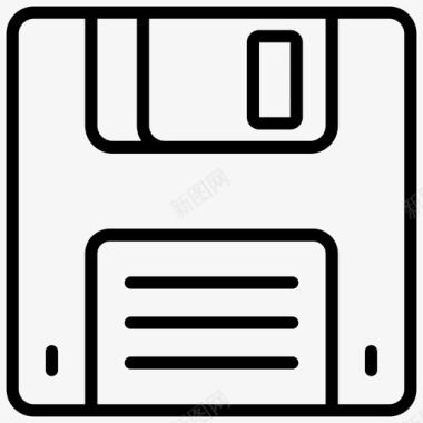 软盘计算机磁盘计算机小工具图标图标