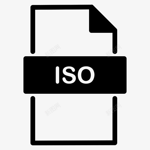 iso文档扩展名图标svg_新图网 https://ixintu.com iso 扩展名 文件 文档 类型