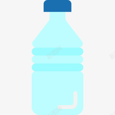 塑料瓶生态151扁平图标图标
