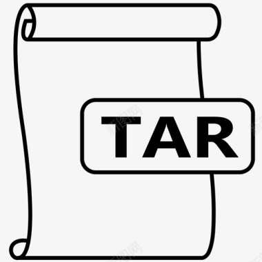 tar文件归档文件格式图标图标