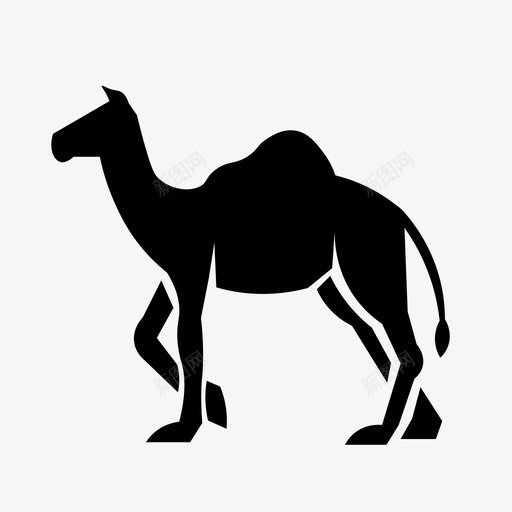 单峰骆驼骆驼甜点图标svg_新图网 https://ixintu.com 动物 单峰 家畜 撒哈拉 甜点 非洲 骆驼