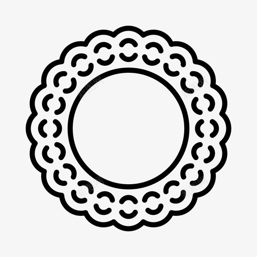 doily古董传家宝图标svg_新图网 https://ixintu.com doily 传家宝 华丽 古董 复古 老式