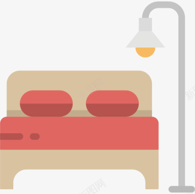 床家具37扁平图标图标
