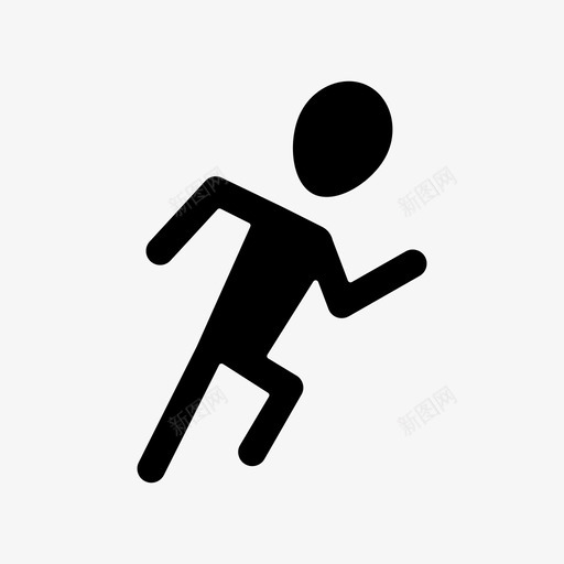 跑步表演锻炼图标svg_新图网 https://ixintu.com 短跑 表演 跑步 运动 锻炼