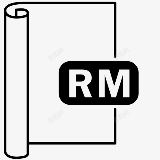 rm文件文件格式图标svg_新图网 https://ixintu.com realmedia rm rm文件 文件 文件格式 文件格式3
