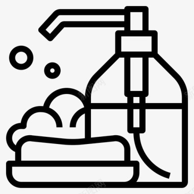 肥皂清洁健康图标图标