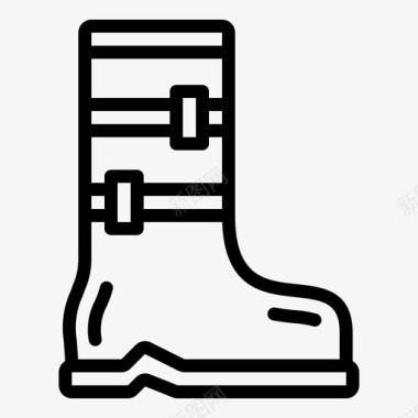 靴子脚鞋图标图标
