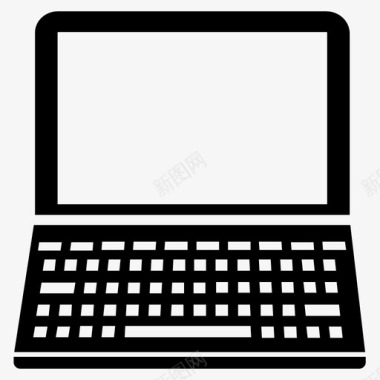 笔记本电脑电脑硬件图标图标